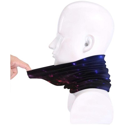 Balaclavas Neck Gaiter Headwear Face Sun Mask Magic Scarf Bandana Balaclava - Dark Hazy Universe - CL197SCQZAQ $18.17