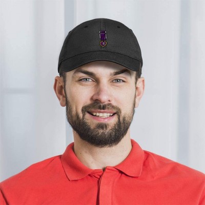 Baseball Caps Custom Low Profile Soft Hat Army Military Purple Heart Embroidery Veteran Cotton - White - C218QSHX8ZE $25.36