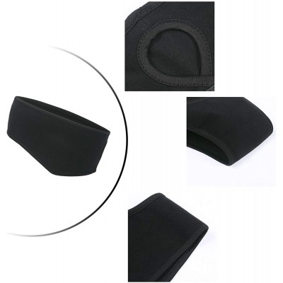 Cold Weather Headbands Headband Stretch Headwear Perfect - Black - CJ18XRTRTIM $8.58