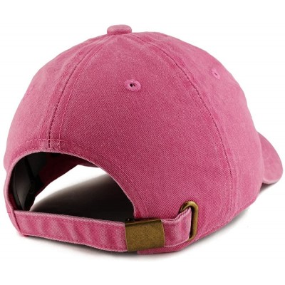 Baseball Caps Blondie Embroidered Pigment Dyed Unstructured Cap - Pink - CT18DGRMOLH $15.22