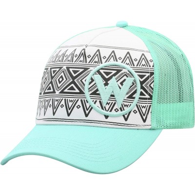 Baseball Caps Women's Aztec Mesh Back Trucker Cap - C718L0IMYCW $18.65