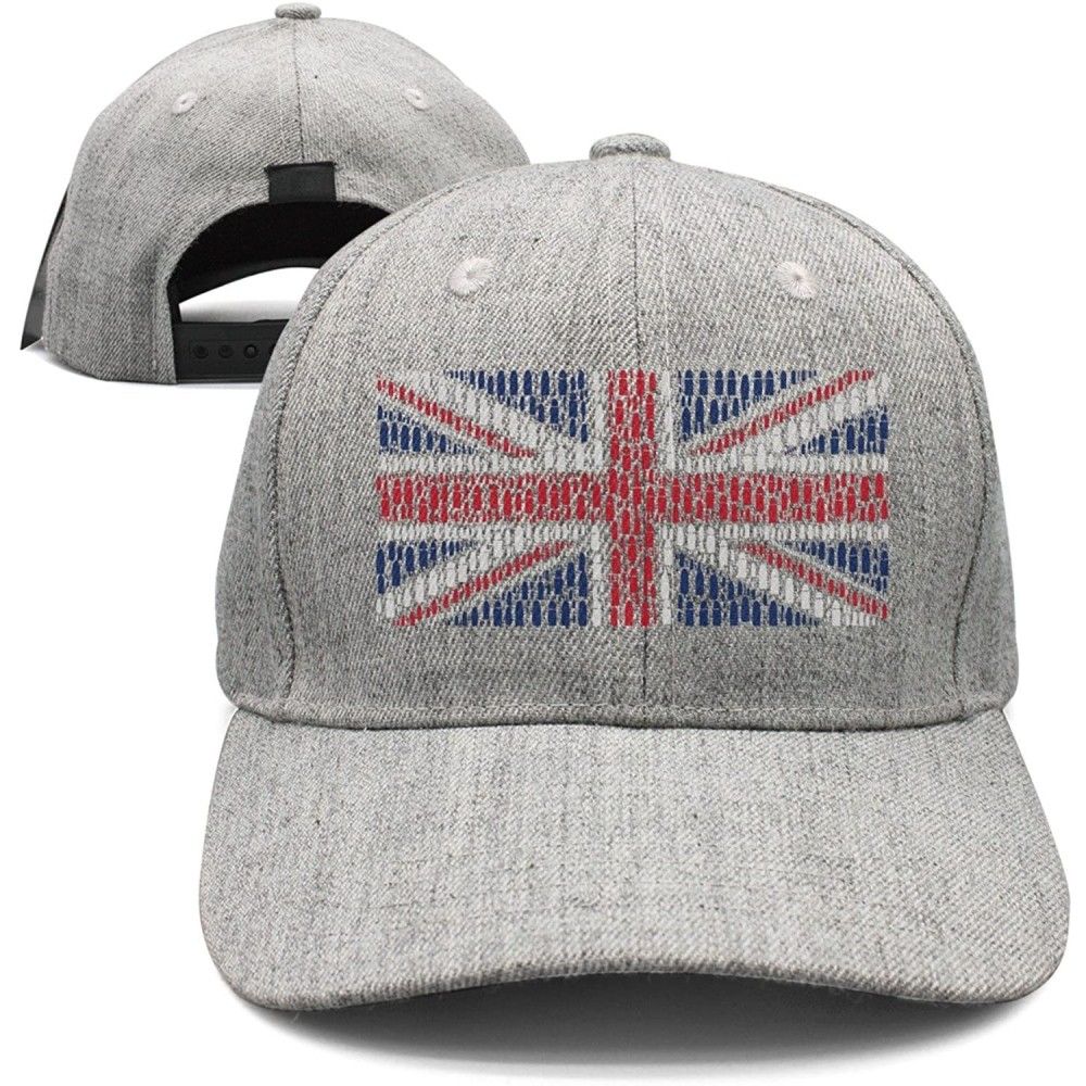 Baseball Caps Ammo Flag Woolen Peak Cap Snapback Hat Vintage Snapbacks - Grey5 - C218ESHEA42 $14.33