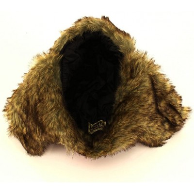 Skullies & Beanies Trooper Ear Flap Cap w/Faux Fur Lining Hat - Hunting Camp Camo - CM112PF75T9 $13.03