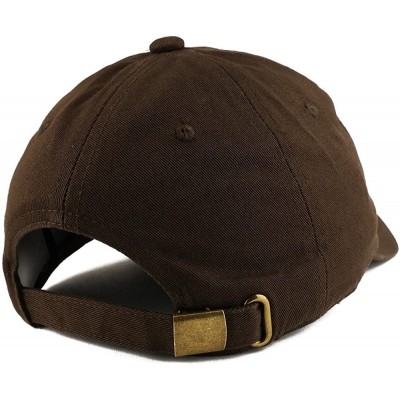 Baseball Caps Texas State Map Embroidered Low Profile Soft Cotton Dad Hat Cap - Brown - CI18D4XCGUC $15.84