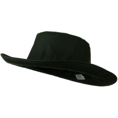 Cowboy Hats Extra Size Waxed Canvas Western Hat - Olive - CX11BKA238H $33.39