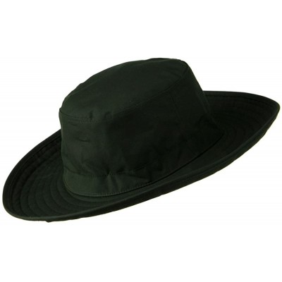 Cowboy Hats Extra Size Waxed Canvas Western Hat - Olive - CX11BKA238H $33.39