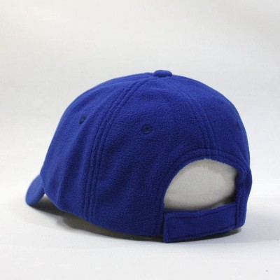 Skullies & Beanies Micro Fleece Low Profile Adjustable Baseball Caps Beanie Balaclava Neck Gaiters - Royal - C712OCABP29 $9.15