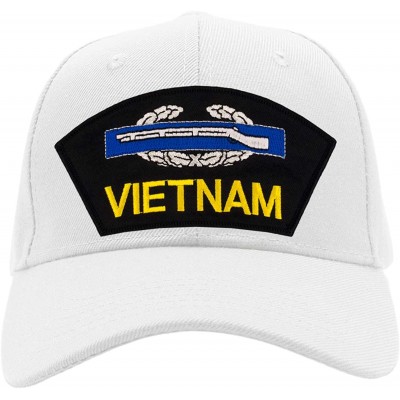 Baseball Caps Combat Infantryman Badge - Vietnam Hat/Ballcap Adjustable One Size Fits Most - White - CH18Q3G9GYX $46.70