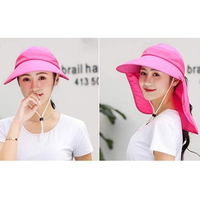 Sun Hats Outdoor UPF 50+ UV Sun Protection Waterproof Breathable Face Neck Flap Cover Folding Sun Hat for Men/Women - CW196ML...