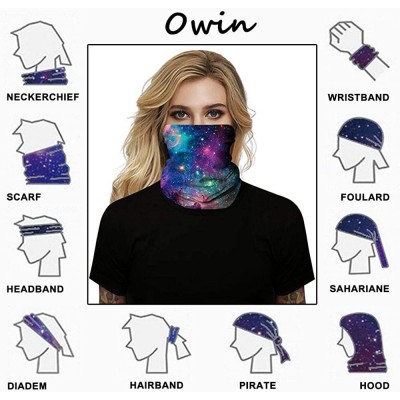 Baseball Caps Face Mask- Unisex Multifunctional Headwear Face Scarf Balaclava Headband Neck Gaiter - 2pcs-02+04 - CK19853EZ79...