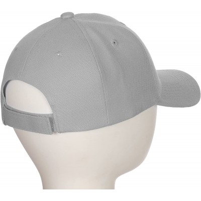 Baseball Caps Classic Baseball Hat Custom A to Z Initial Team Letter- Lt Gray Cap White Black - Letter J - C618IDU0IOT $11.54