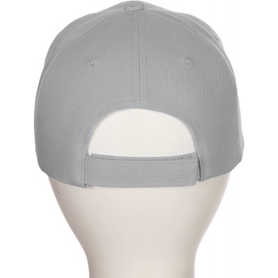 Baseball Caps Classic Baseball Hat Custom A to Z Initial Team Letter- Lt Gray Cap White Black - Letter J - C618IDU0IOT $11.54