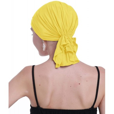 Skullies & Beanies Bamboo Chemo Headscarf for Women Hair Loss - Cancer Slip On Headwear Turbans Sealed Packaging - CC1939EI3S...