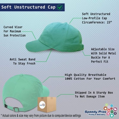 Baseball Caps Custom Soft Baseball Cap Destruction Word Deplorable A Embroidery Twill Cotton - Mint - CG195Q63X9Q $13.02