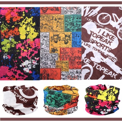 Balaclavas Magic Face Scarf Multifunctional Bandana Balaclava Neck Gaiter Festivals Outdoor Sports UV Sun Protection - CN197X...