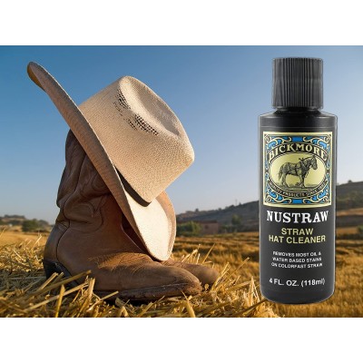 Cowboy Hats Nustraw Toxic Free Straw Cleaner Hat Care - 1-bottle - C9112S3OSJ3 $11.78