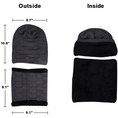 Skullies & Beanies Winter Beanie Fashion Fleece - Style-2 Navy - CG18Z9G2EW2 $6.90