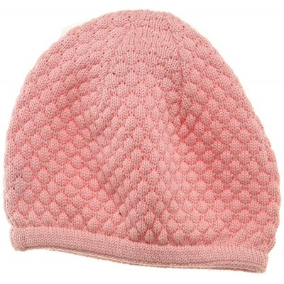 Skullies & Beanies Hand Crocheted Beanie (03) - Pink - C011178PIQH $12.94