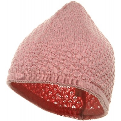 Skullies & Beanies Hand Crocheted Beanie (03) - Pink - C011178PIQH $12.94