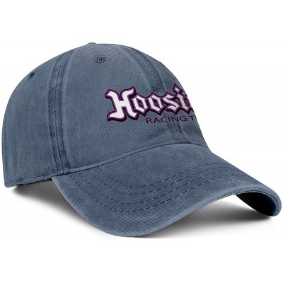 Baseball Caps Unisex Adjustable Hoosier-Racing-Tyre-Baseball Caps Golf Flat Hat - Blue-19 - C818U5OZTRN $16.59
