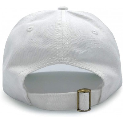 Baseball Caps Mens Embroidered Adjustable Dad Hat - Pineapple (White) - CE186US8NR2 $20.85