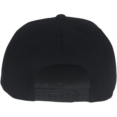 Baseball Caps San Diego Flat Bill Snapback Flat Bill Cap (One Size- Black/White) - C518L73UR4L $18.66