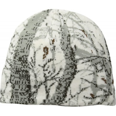 Skullies & Beanies Men's Digital Knit Camo Beanie - Adventure Snow - C5116JVTOLR $9.16