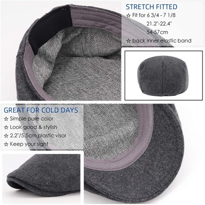 Newsboy Caps Stylish Flat Cap Newsboy Ivy Hat for Men Women Adjustable Paper Boy Hats for Spring Sumer - CR18OTLS083 $16.70