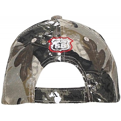 Baseball Caps Baseball Cap Route 66 Fashion Hat Headwear Bike Wing CA Casual Premium Quality - 01-classic Car_camo - CJ17YDS5...