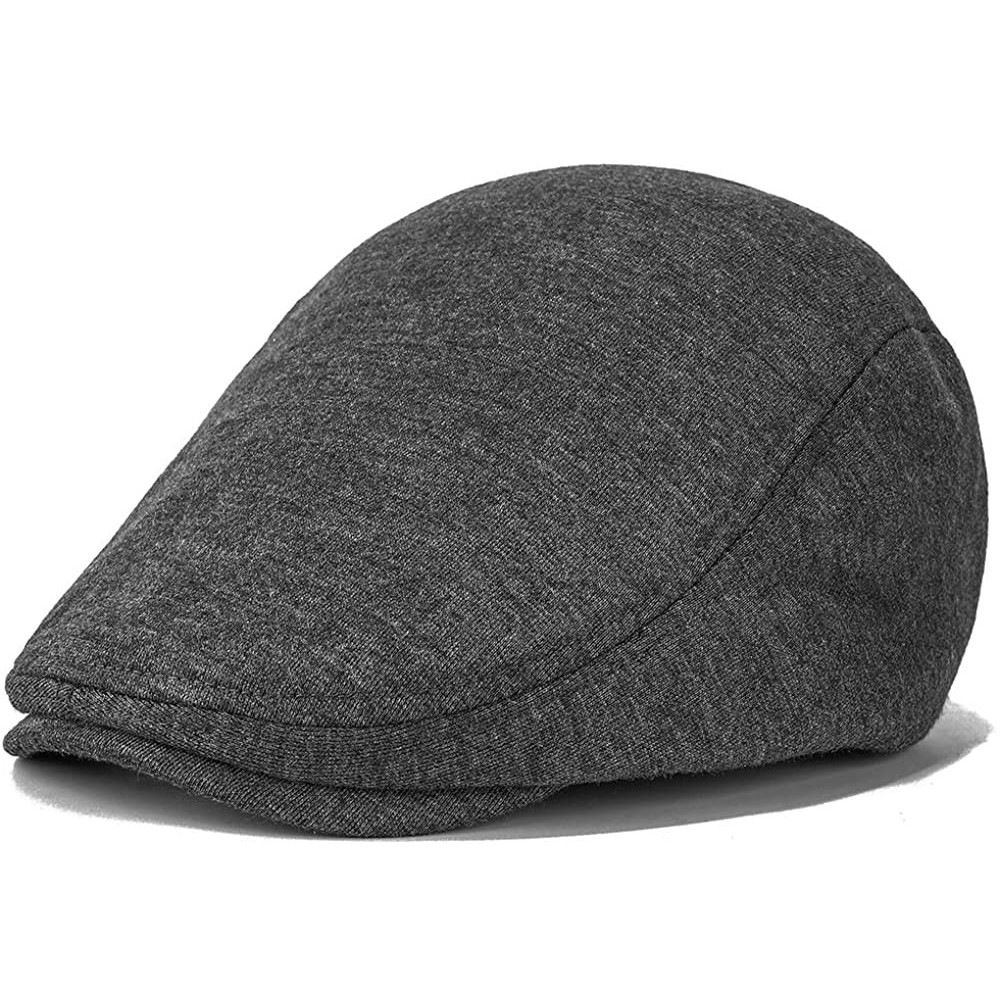 Newsboy Caps Men's Cotton Flat Ivy Gatsby Irish Newsboy Cap Driving Hat Cabbie Cap - 176 Grey - CM18W6OMYT7 $11.83