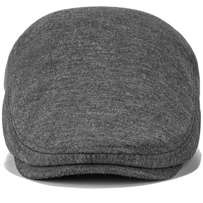 Newsboy Caps Men's Cotton Flat Ivy Gatsby Irish Newsboy Cap Driving Hat Cabbie Cap - 176 Grey - CM18W6OMYT7 $11.83