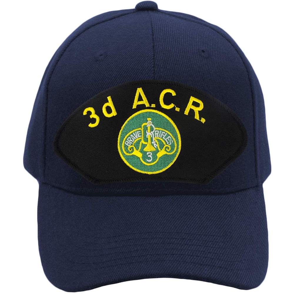 Baseball Caps 3rd ACR (Armored Cavalry Regiment) Hat/Ballcap Adjustable One Size Fits Most - Navy Blue - CL18O00R7WA $25.93