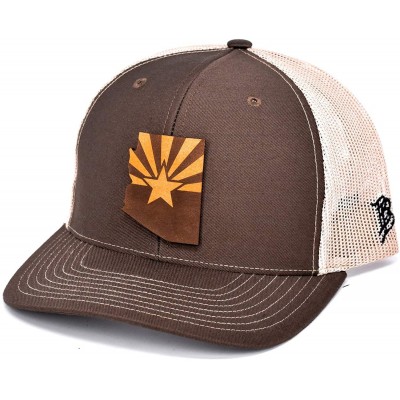 Baseball Caps The 48 Curved Trucker - Brown/Tan - C718IGR09GM $24.61