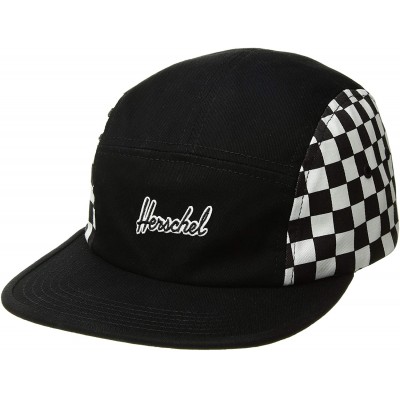 Baseball Caps Men's Glendale - Black/Checkerboard - CP18EN0AG7T $25.34