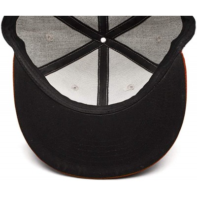 Baseball Caps Vintage Snack Food Printing Hat Athletic Twill Trucker Cap for Men - Burgundy-3 - C118T00CTDX $17.79