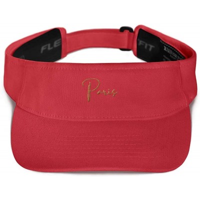 Visors Paris Visor - Red - CI18WQNRGDC $27.25