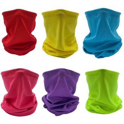 Balaclavas 4 Pieces Seamless Face Mask Neck Gaiter Scarf Sunscreen Breathable Bandana for Dust- Outdoors- Festivals- Sports -...