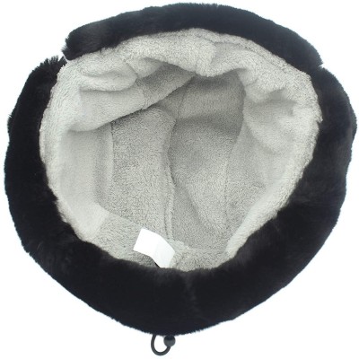 Bomber Hats Oudoor Unisex Faux Fur Lined Trapper Hat Warm Windproof Winter Russian Hats - Light Brown - C018AS6Z4EY $17.24