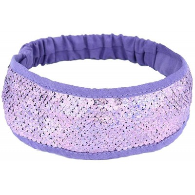 Headbands Women Headband Fashion Double-Sided Flip Color Change Sequins Hair Band Headwear - Type 9 Color - C1194IZRRAL $24.43