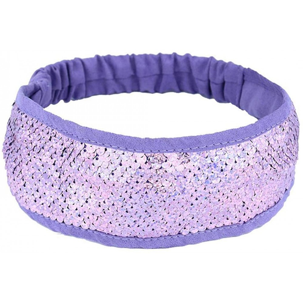 Headbands Women Headband Fashion Double-Sided Flip Color Change Sequins Hair Band Headwear - Type 9 Color - C1194IZRRAL $15.73