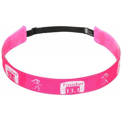 Headbands Non Slip Headbands for Girls - BaniBands Sports Headband - No Slip Band Design - Half Marathon-hot Pink - CP11DZY2R...