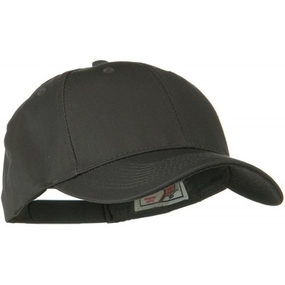 Baseball Caps Solid Cotton Twill Low Profile Snap Cap - Charcoal Grey - Charcoal - CP11918IE4X $9.88