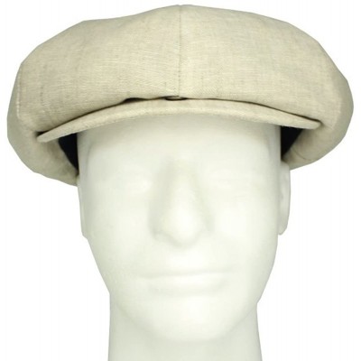 Newsboy Caps Irish Linen 8 Panel Applejack Newsboy Cap Made in USA - Purple - CH196WXKO2D $25.00