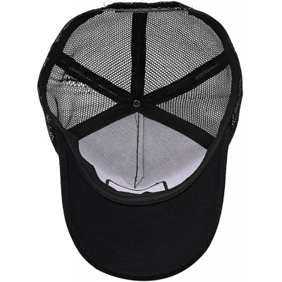 Baseball Caps Letterkenny Pitter Patter Dog Baseball Hat Adjustable Mesh Trucker Cap for Unisex - Black - CG18OM38MRM $17.75