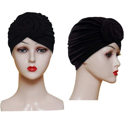 Skullies & Beanies Women Pre-Tied Bonnet Turban for Women Printed Turban African Pattern Knot Headwrap Beanie - CM192T38I93 $...