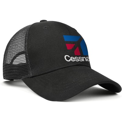 Baseball Caps Unisex Women Men's Hipster Baseball Hat Adjustable Mesh Outdoor Flat Caps - Black-35 - CF18TDUXXXO $16.91