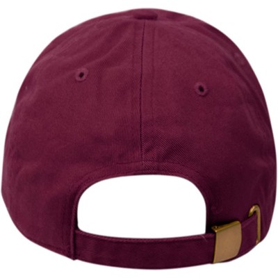 Baseball Caps Washed Low Profile Cotton and Denim Baseball Cap - Burgundy - C012NT5TQQ2 $10.73