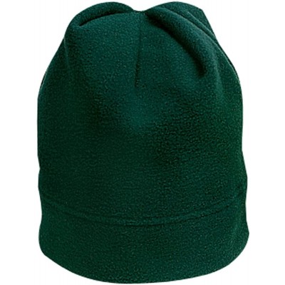 Skullies & Beanies Soft and Cozy Fleece Beenie - Dark Green - C911HFBXX8F $21.32