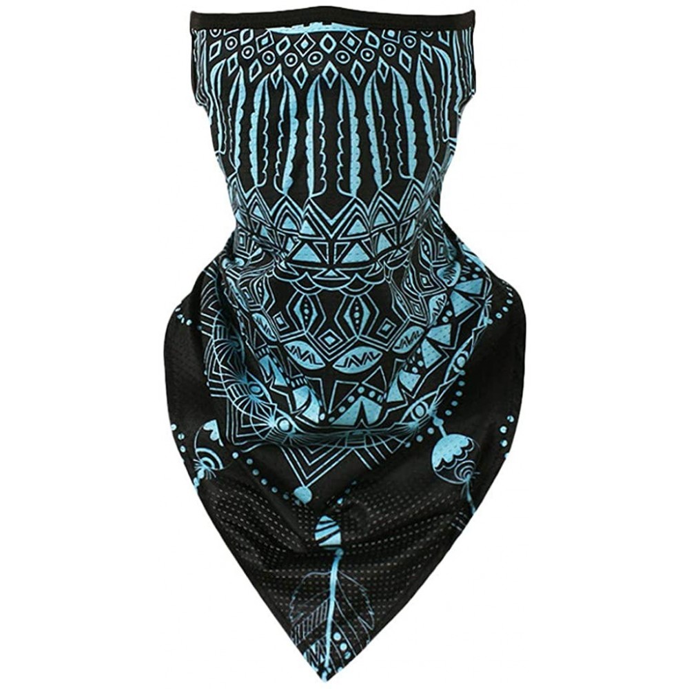 Baseball Caps Fishing Mask Camo Headwear Works as Fishing Sun Mask Neck Gaiter Bandana Windproof Face Mask Scarf - Dark Blue ...