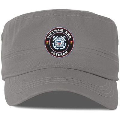 Baseball Caps U.S. Coast Guard Vietnam Era Veteran Vintage Unisex Adult Army Caps Fitted Flat Top Corps Hat Baseball Cap - Gr...